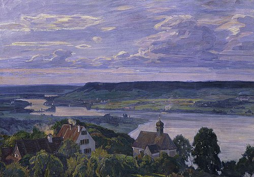 Klingenzell am Rhein, 1913, Ferdinand Kruis