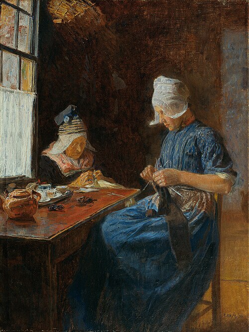 Holländische Frauen, 1900, Ferdinand Kruis