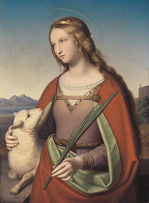 Hl. Agnes, 1842, Johann von Schraudolph