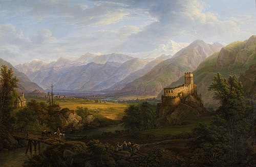 Das Glurnsertal mit der Etsch in Tirol, , Ferdinand Runk
