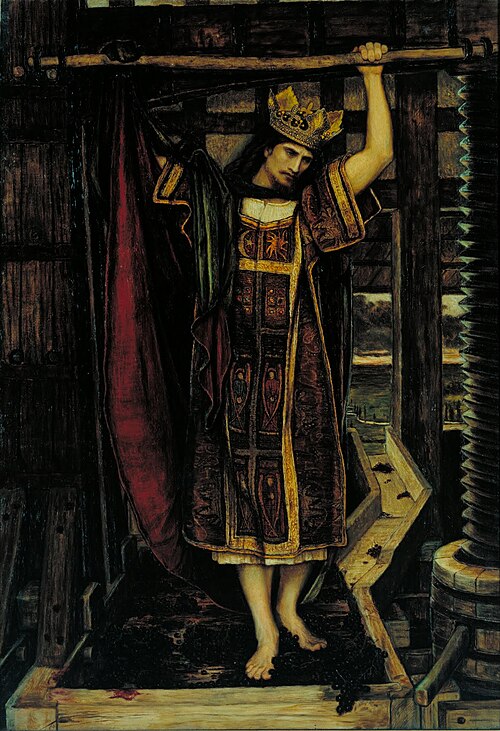 Le Pressoir, 1864, John Roddam Spencer Stanhope