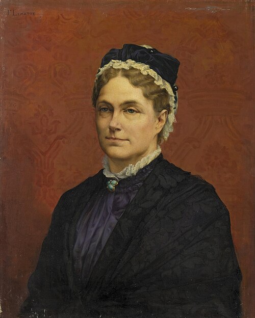 Portrait of Ye.F. Chikhachyova, 1888, Fernand Lematte
