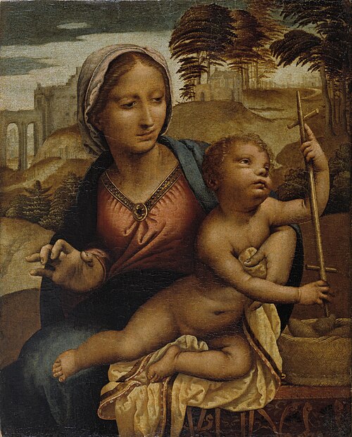 Madonna of the Yarnwinder, 1501, Hernando de los Llanos