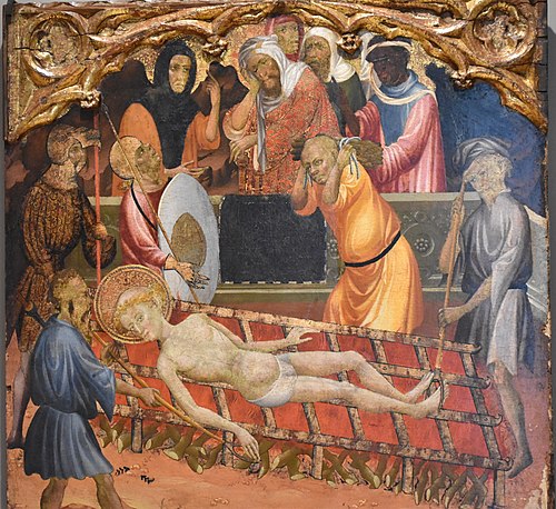 Le martyre de Saint Vincent, 1500, Miquel Alcanyís