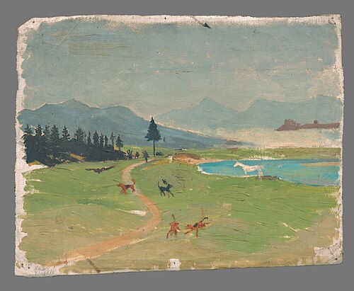 Blue Bay, 1920, Arnold Peter Weisz-Kubínčan
