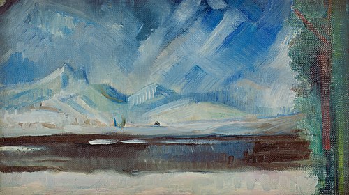 Paysage d'hiver, 1925, Arnold Peter Weisz-Kubínčan