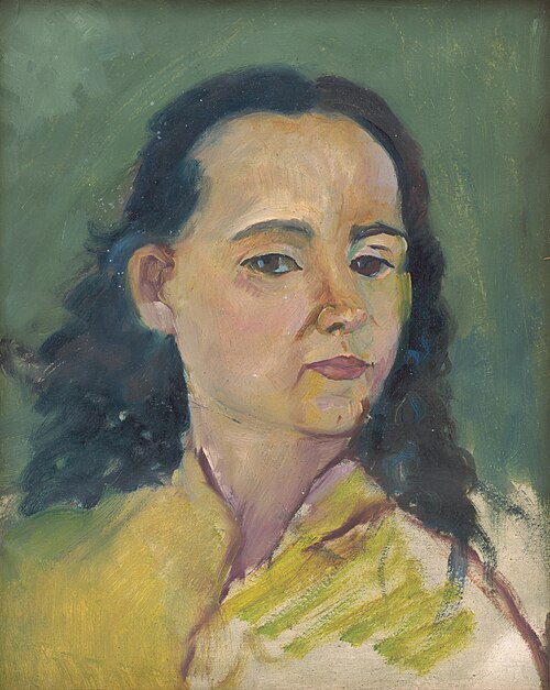 Portrait of a Woman, 1920, Arnold Peter Weisz-Kubínčan