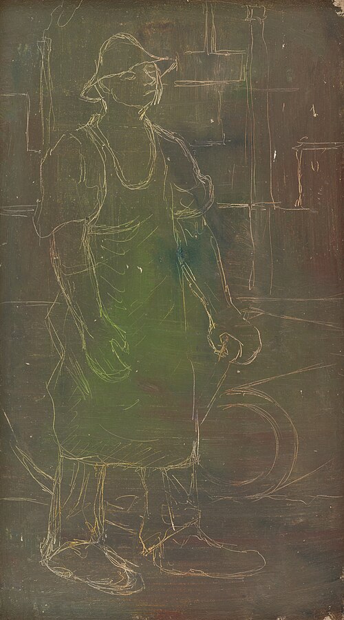 Furnace Operator, 1920, Arnold Peter Weisz-Kubínčan