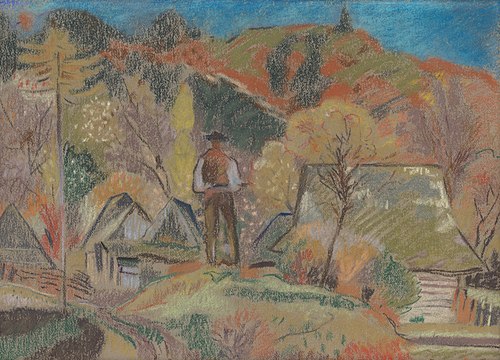 Nad dedinou, 1925, Arnold Peter Weisz-Kubínčan