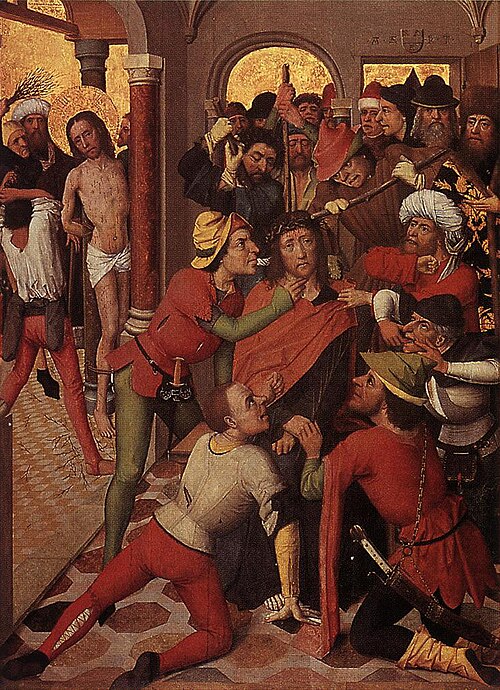 Lyversberg Passion: Flagellation of Christ, 1450, Maître de la Passion de Lyversberg