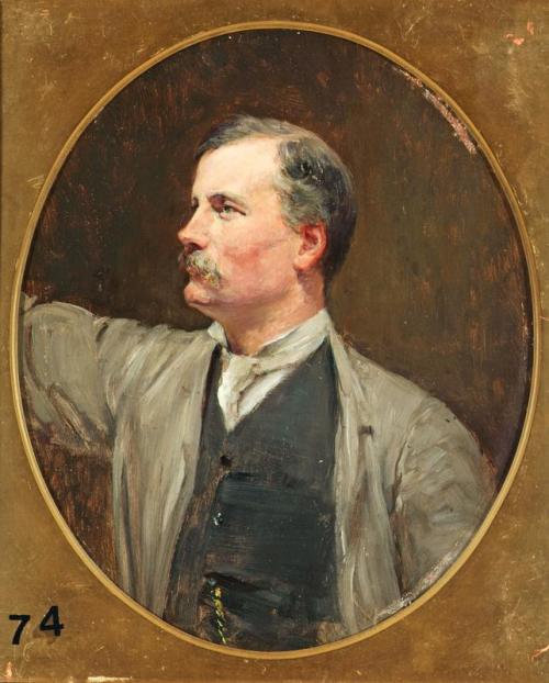 Sir Thomas Brock, RA, 1888, Theodore Blake Wirgman