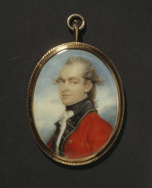 Unknown British East India Company Army officer, 1786, Ozias Humphry