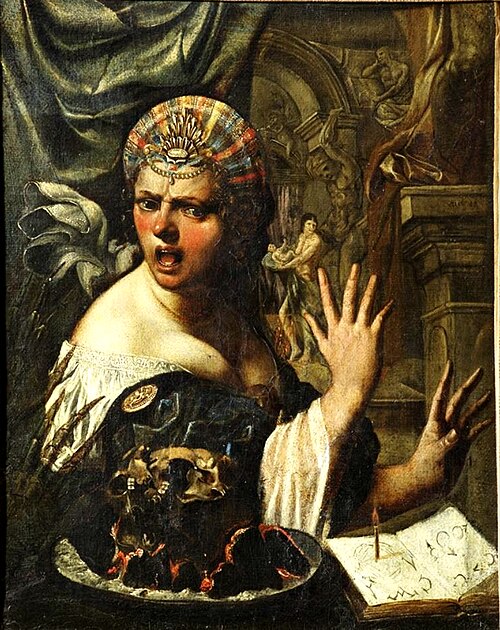Le Nécromancienne, 1649, Angelo Caroselli