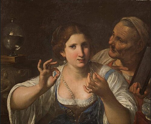 Allegory of vanitas, 1627, Angelo Caroselli