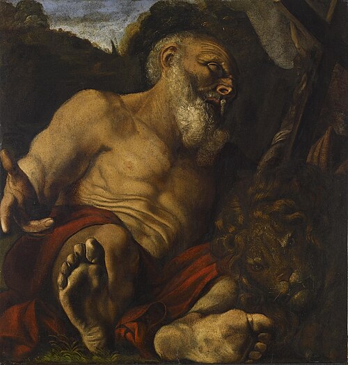 Saint Jerome in the Wilderness, 1625, Angelo Caroselli