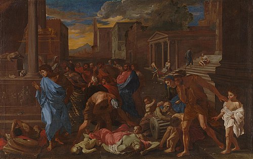 The Plague at Ashdod, 1631, Angelo Caroselli