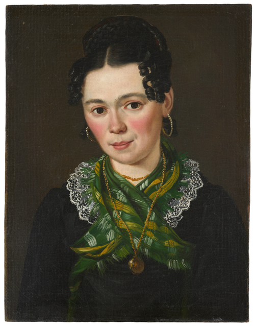 Creszentia Kirner, née Knöpfle, épouse de l’artiste, 1820, Lukas Kirner