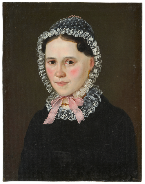 Karoline Knöpfle de Günzburg, soeur de Creszentia Kirner, 1821, Lukas Kirner
