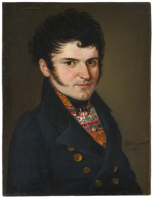 Autoportrait, 1821, Lukas Kirner