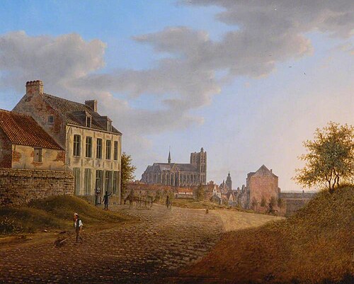 The Entrance to Brussels, Belgium, , Jean-Baptiste de Jonghe