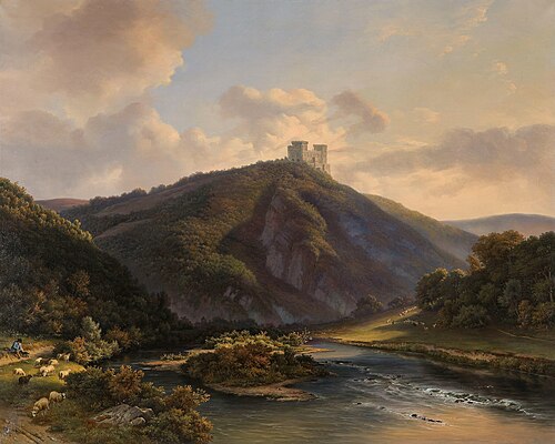 Castle of Ciergnon, 1822, Jean-Baptiste de Jonghe