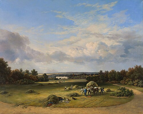 View of the Ardennes Castle, 1850, Jean-Baptiste de Jonghe