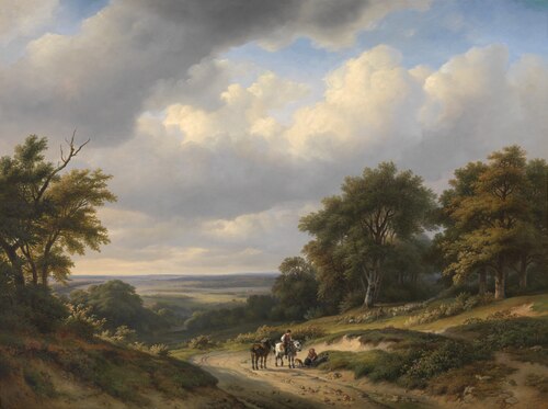 Landscape in the Ardennes, , Jean-Baptiste de Jonghe