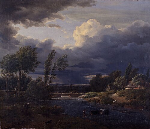 Paysage orageux, 1812, Jean-Baptiste de Jonghe