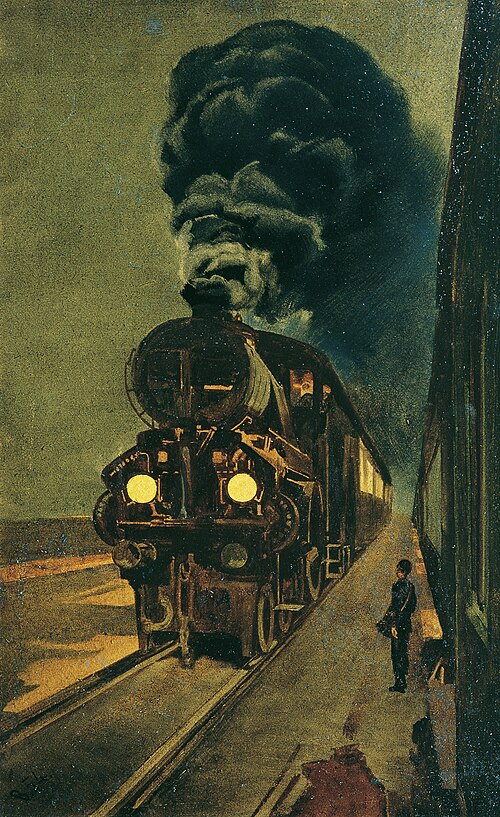 Der Schnellzug, 1924, Klemens Brosch