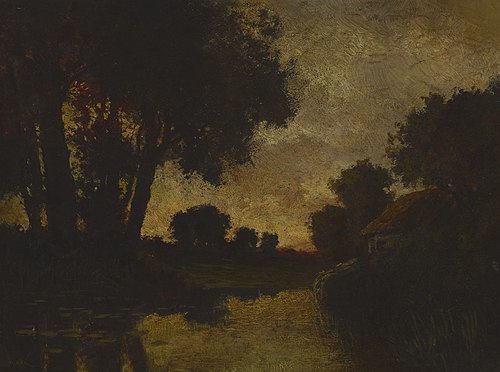 River at Sunset, 1885, Robert Crannell Minor