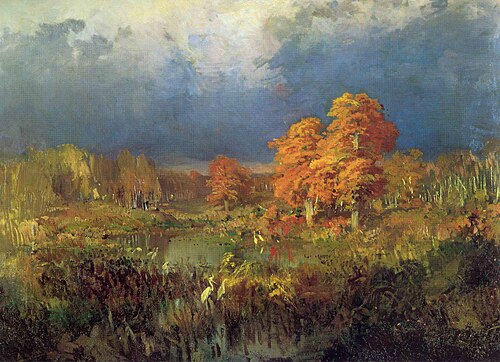 Marais dans la forêt. Automne, 1872, Fiodor Vassiliev