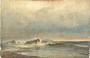 Прибой на морском берегу, , Fiodor Vassiliev