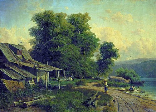 Пейзаж. Парголово, 1868, Fiodor Vassiliev