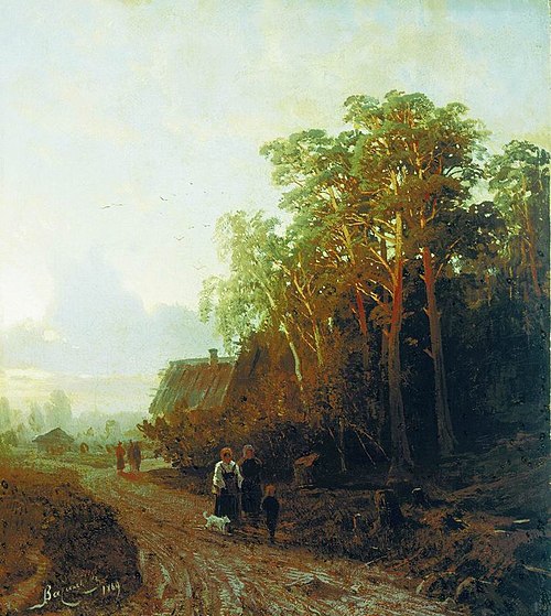 Evening, 1869, Fiodor Vassiliev
