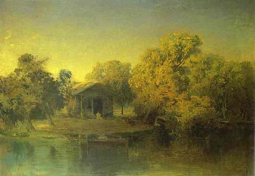 Pond at the Sunset, 1871, Fiodor Vassiliev