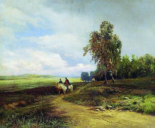 Landscape with clouds, , Fiodor Vassiliev