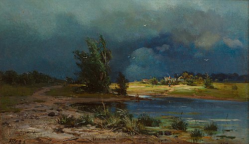 Перед грозой, 1868, Fiodor Vassiliev