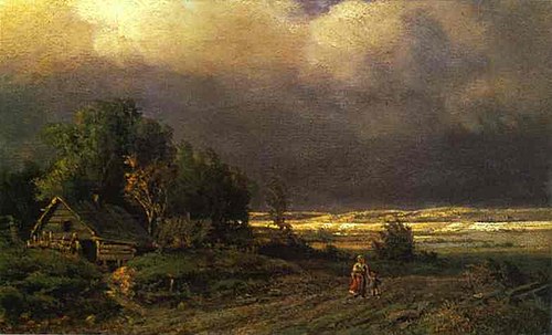 Before a thunderstorm, 1869, Fiodor Vassiliev