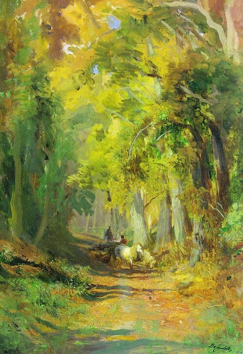 Autumn forest, , Fiodor Vassiliev
