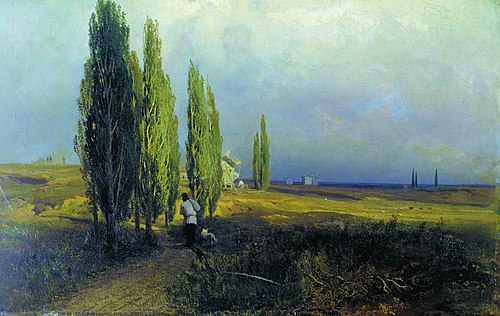 Poplars, 1870, Fiodor Vassiliev