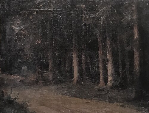 Road in a pine forest, 1870, Fiodor Vassiliev
