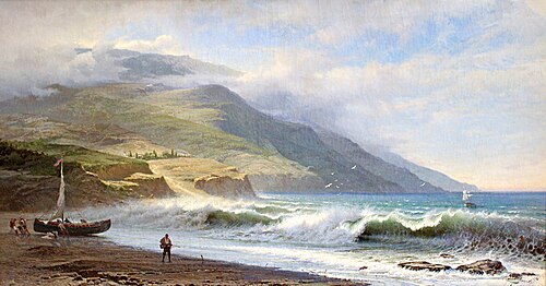Mountains and the Sea, 1872, Fiodor Vassiliev