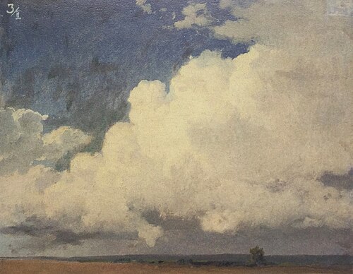 Sky with Clouds, 1860, Fiodor Vassiliev