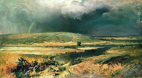 Lagunes de la Volga, 1870, Fiodor Vassiliev