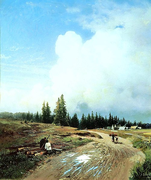 Après l'orage, 1868, Fiodor Vassiliev