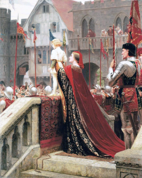 A Little Prince likely in Time to bless a Royal Throne, 1904, Edmund Leighton