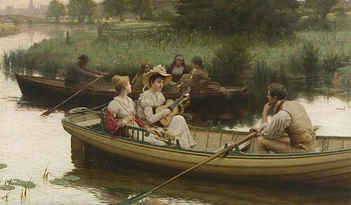 Sorrow and Song, 1893, Edmund Leighton