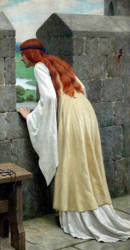 An Arrival, 1916, Edmund Leighton