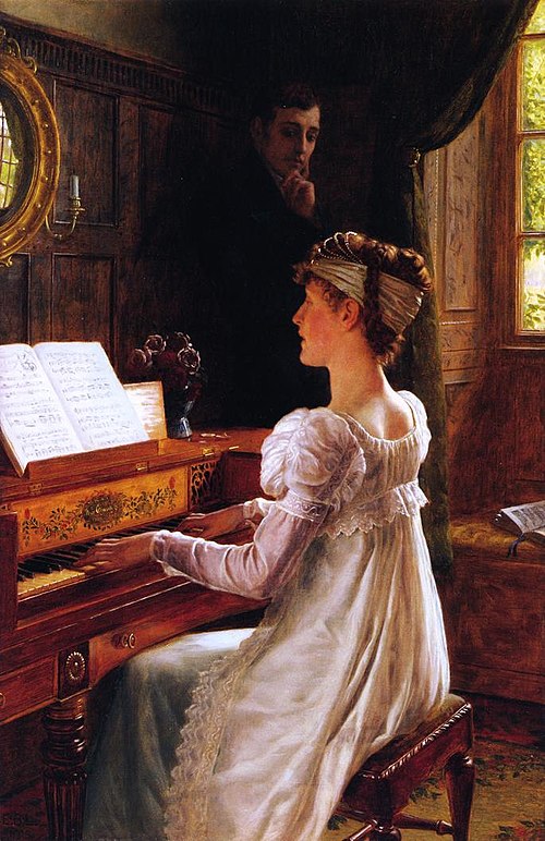 Courtship, 1903, Edmund Leighton