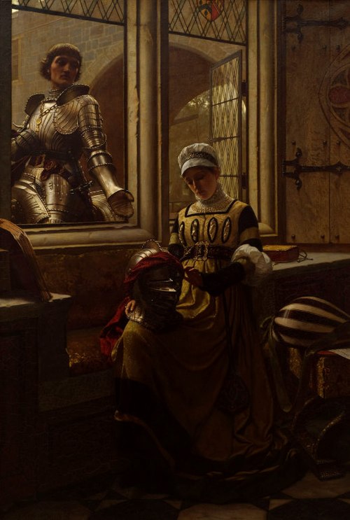Un Gage d'Amour, 1881, Edmund Blair Leighton